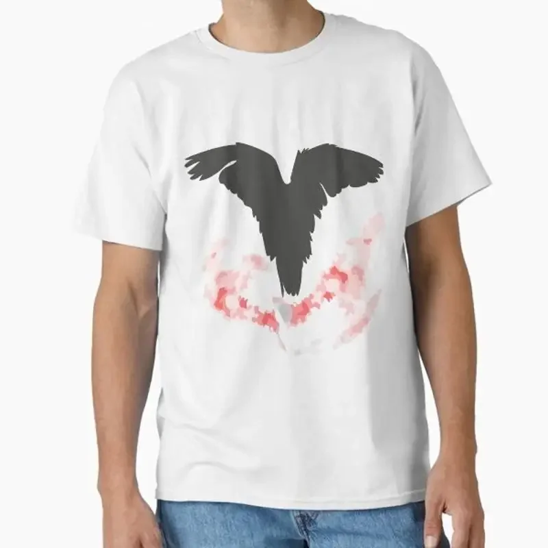 birds with spread wings black silhouette wi T Shirt Made in US AUS Size S 2XL