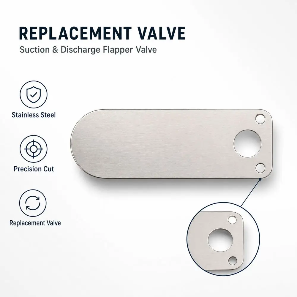 Suction and Discharge Compressor Flapper Valve Replacement Model Specific Fit Refrigeration Compressor Valve