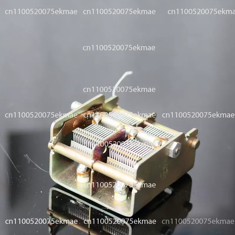 Dismantled Dual Variable Capacitor, 2*15PF To 500PF ， for Radio Instrument Circuit Tuning Accessories