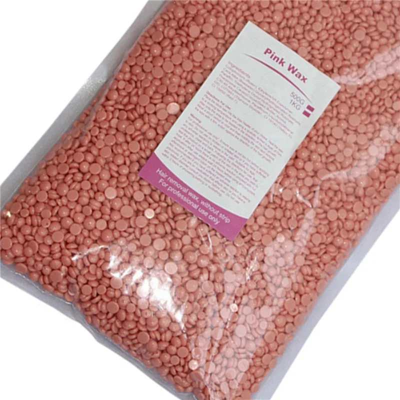 【독점】2X 500G 왁싱 왁스 비즈 제모용 전신 핫 필름 하드 제모 왁스 비즈 왁스 히터 기계용 스타일 6