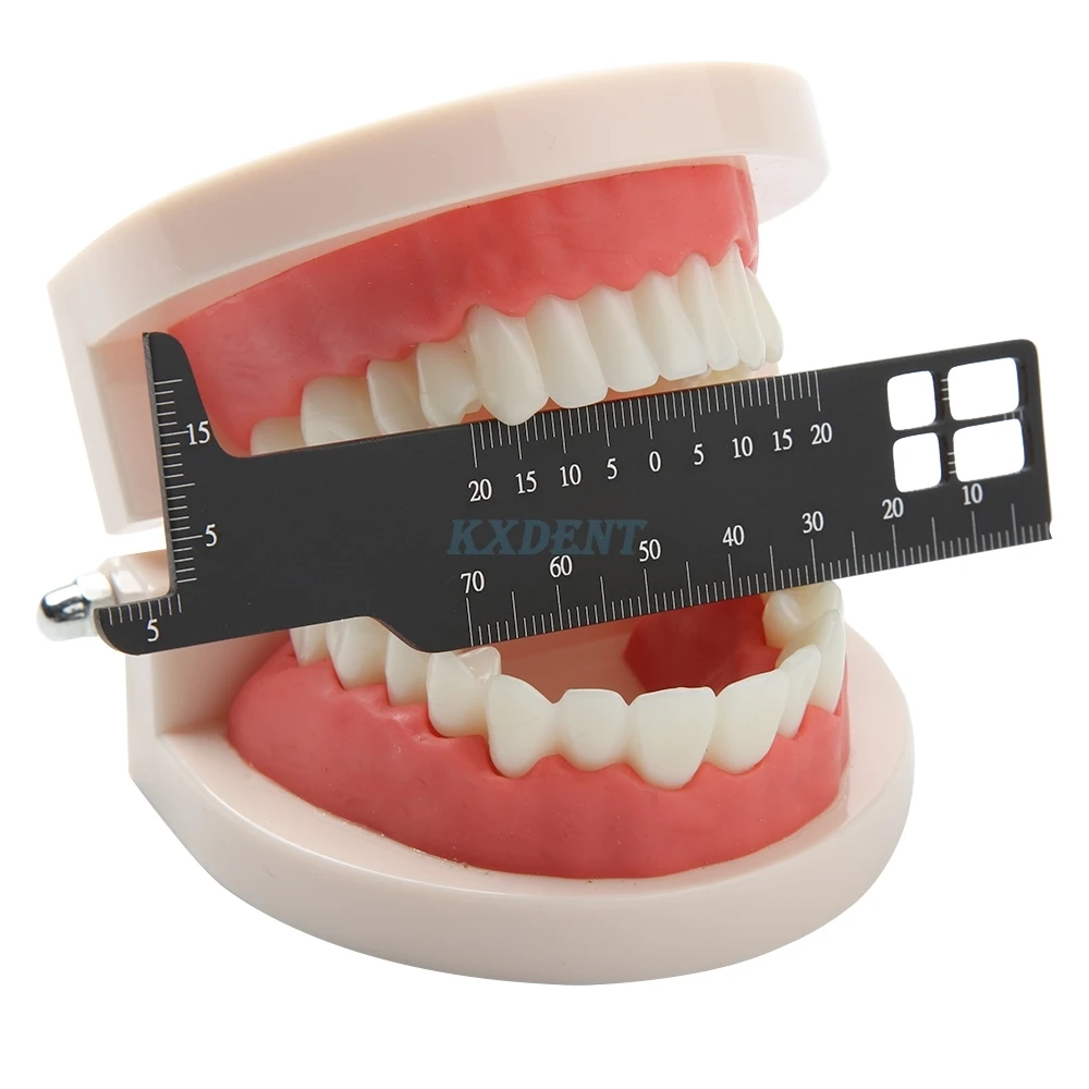 Dental Precision Measuring Ruler Aluminum Medical Tool Span Measure Scale Endodontic Tool Dentisty Photography Gap Gauge