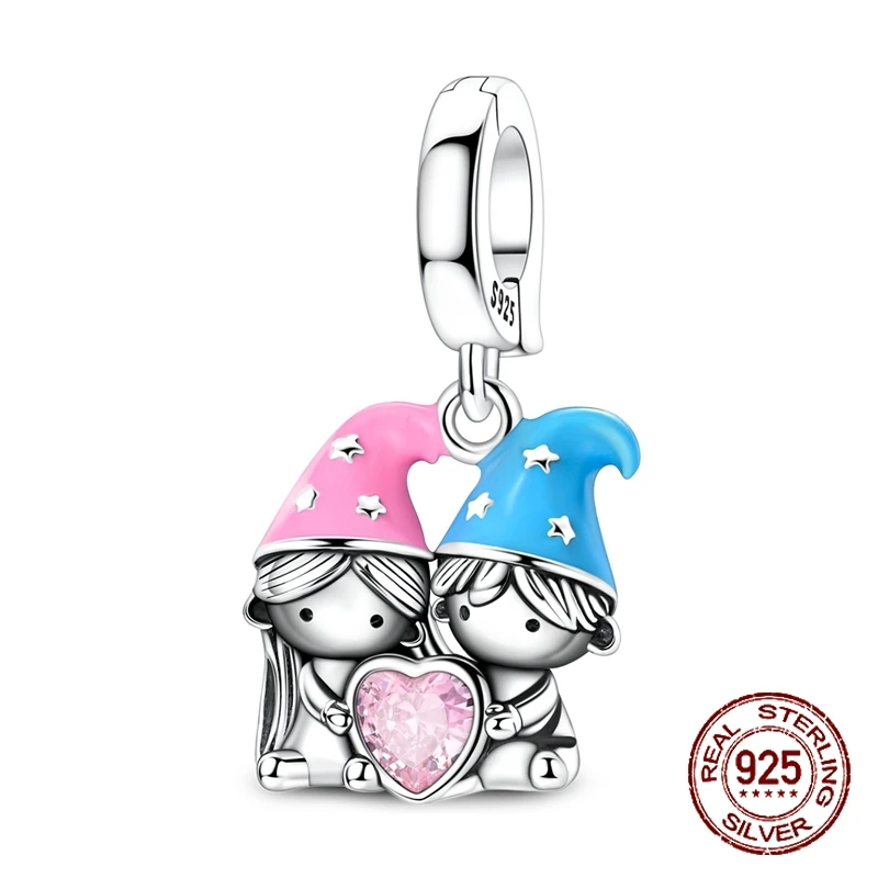 

Подвеска-шарм «Сердце» из стерлингового серебра 925 пробы «Благословение на ночь» для браслетов-шармов, женский подарок для самостоятельного изготовления украшений