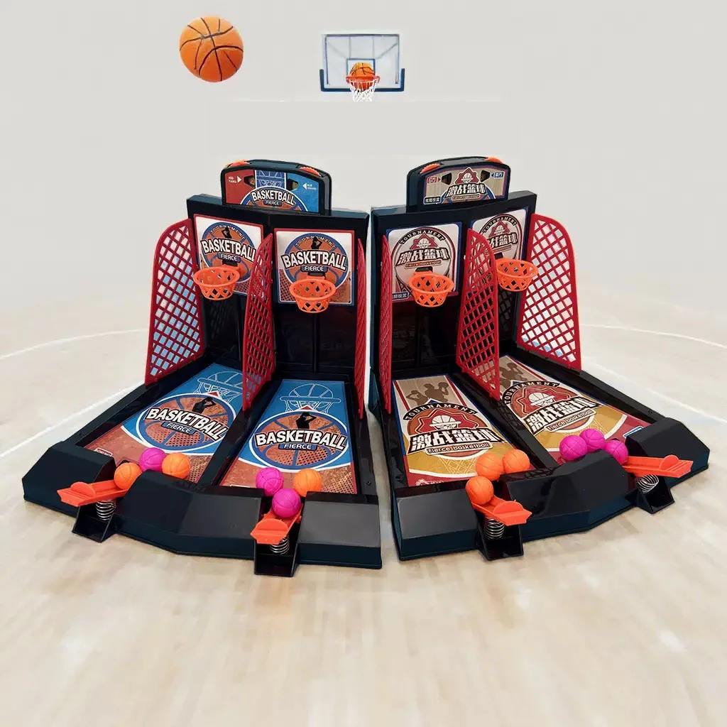Mini Basketball Fun Carnival Classic Arcade Finger Eject Desktop Basketball Anti-Stress Novel Toy Party Game view 2