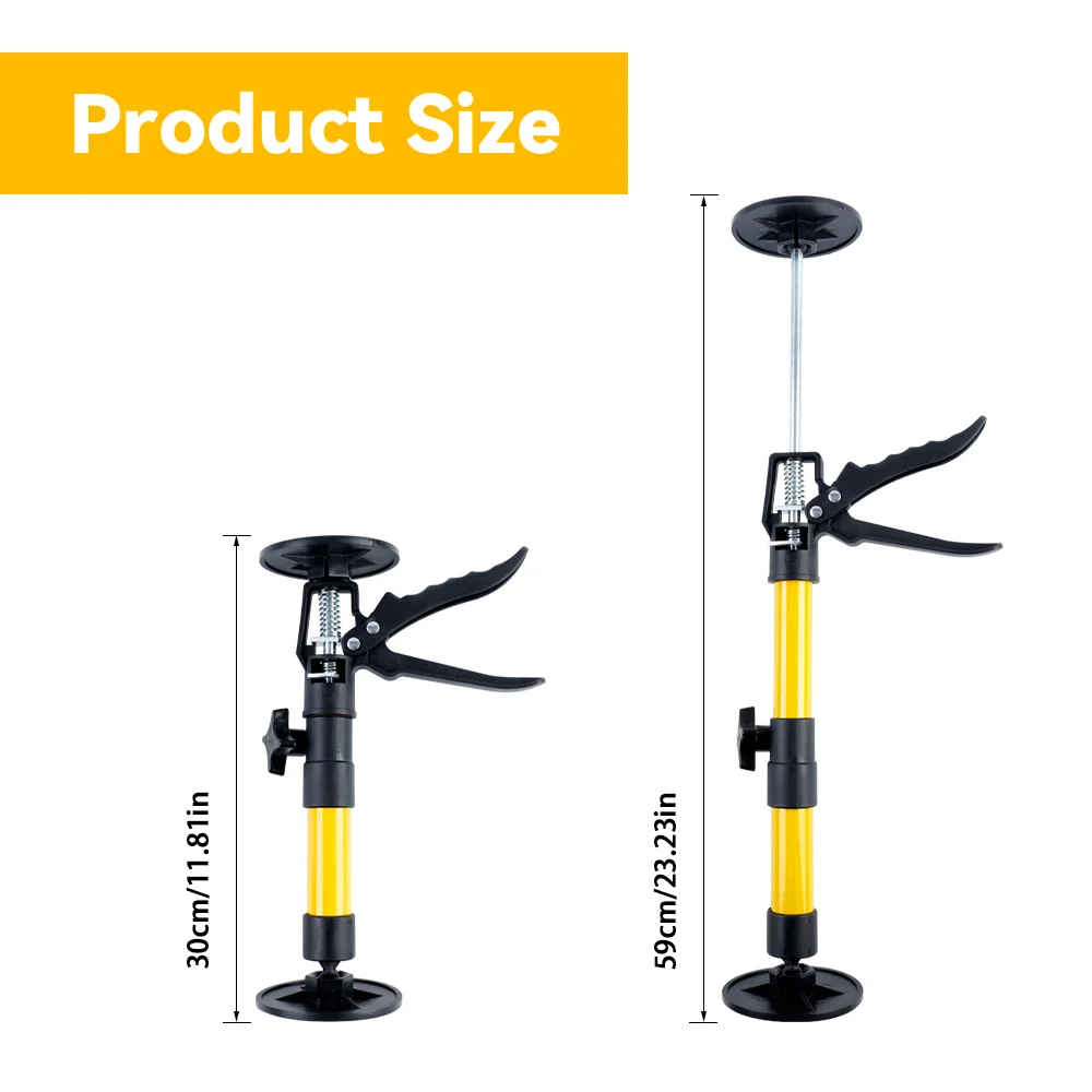 2/4 PCS Support Rod, 30-59cm Adjustable Telescopic Rod, Manual Jack, Auxiliary Tools For Door Frame/Wall Cabinet Installation