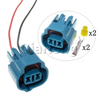 1 Juego de piezas de montaje de CA de 2 vías 6189-0031 enchufe de arnés de válvula solenoide de recipiente de coche para conector de cable impermeable automático Toyota