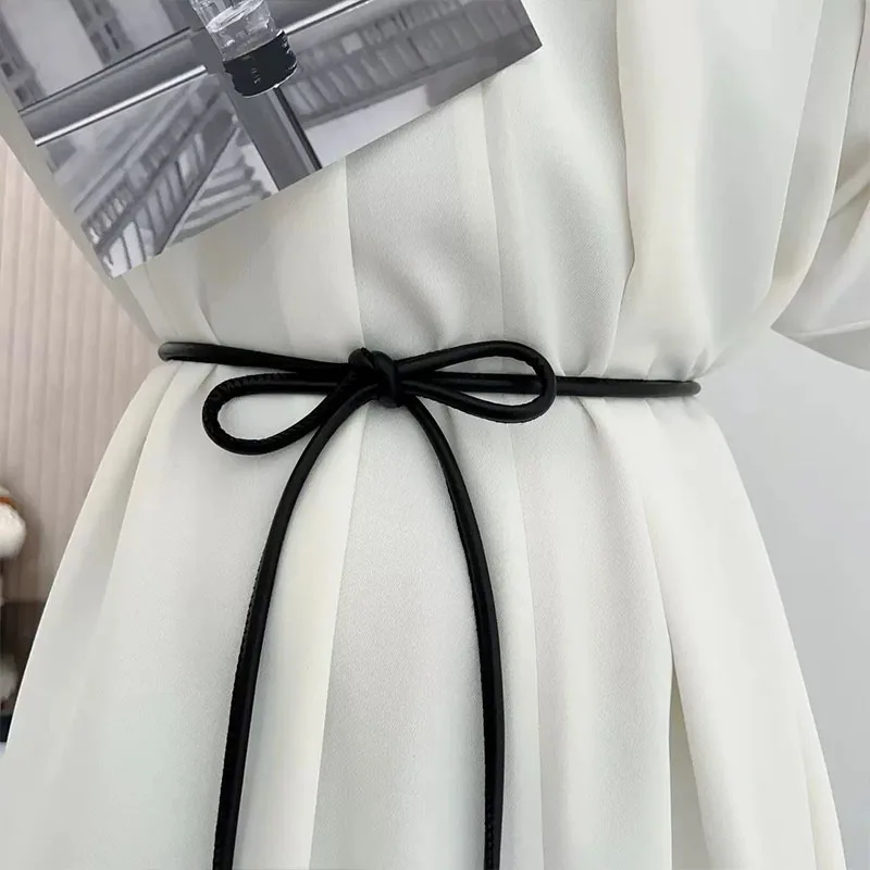 Women's Lace Belt Chain Belt Belts for Lady Belt for Women Fashion Elegant Women's Belts Strap for Dresses Without Buckle ZX013