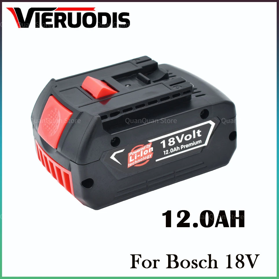 

18V Battery 6.0Ah for Bosch Electric Drill 18V Rechargeable Li-ion Battery BAT609, BAT609G, BAT618, BAT618G, BAT614