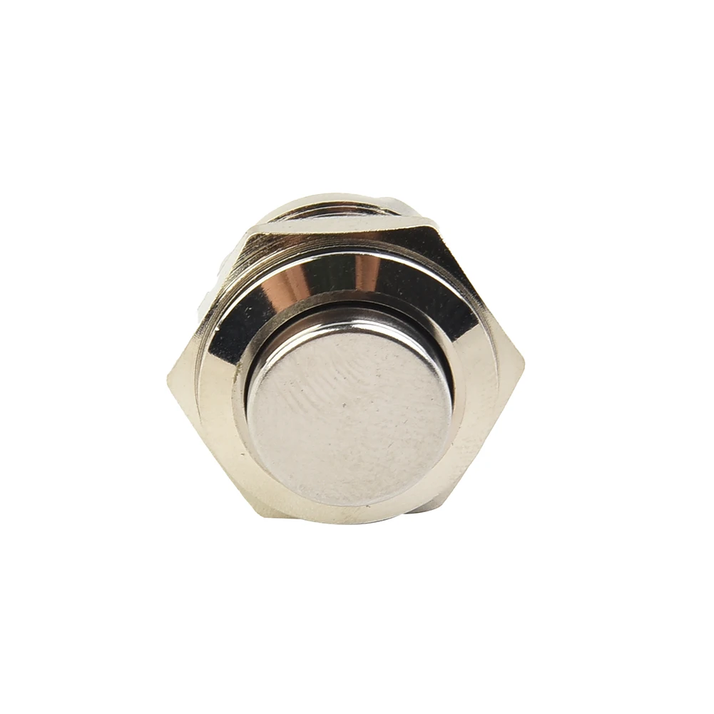 Hot Sale 12V 16mm Metal Waterproof Push Button Momentary On Off Horn Switch Start Brass ON/OFF Horn Switch