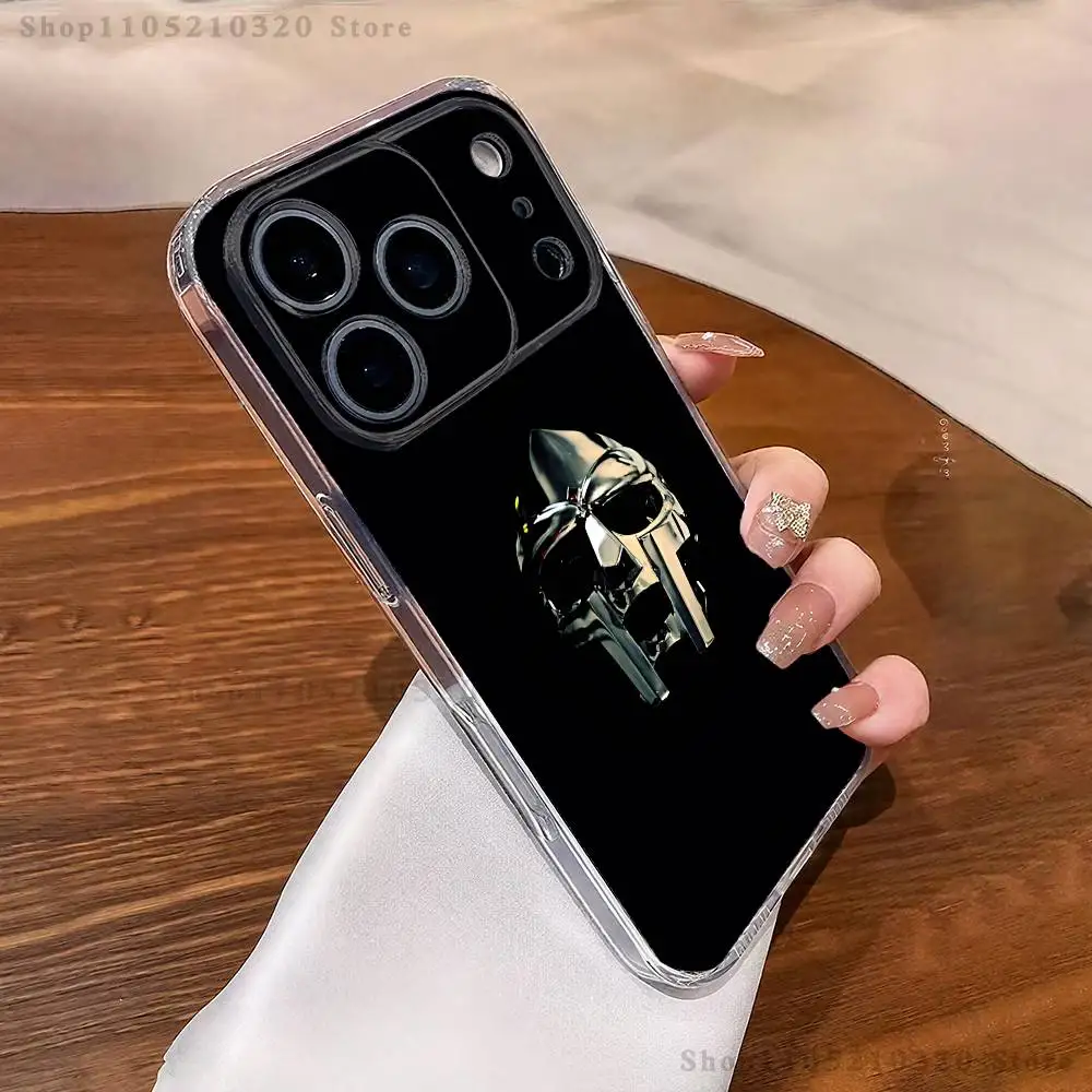 Чехол для телефона Rapper Retro Mf D-Doom для iPhone 17,16,11,15,13,14,12,Air,Mini,Plus,Pro,Max,Plus,E Clear Soft Shell