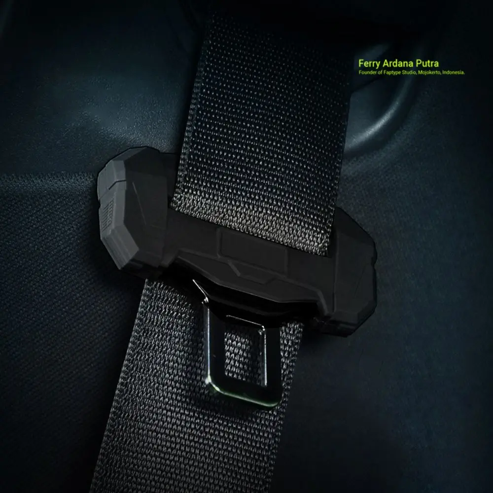 

2 pcs Anti Scratch Belt Buckle Covers Silicone Case Anti Abnormal Noise Seat Belt Clip Snap Protector 2 pcs Protective Cover
