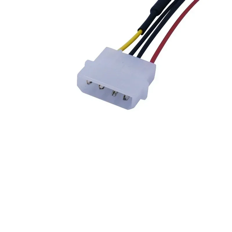 New 4-Pin Molex Computer PC Case Fan Speed Reducer Low Noise Extension Cord Adaptor Adaptor