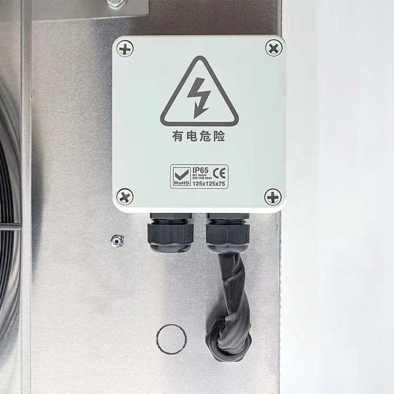 Spoelvriezer Verdamper Spoel Airconditioning Fan Coil Unit Koperen vinbuis