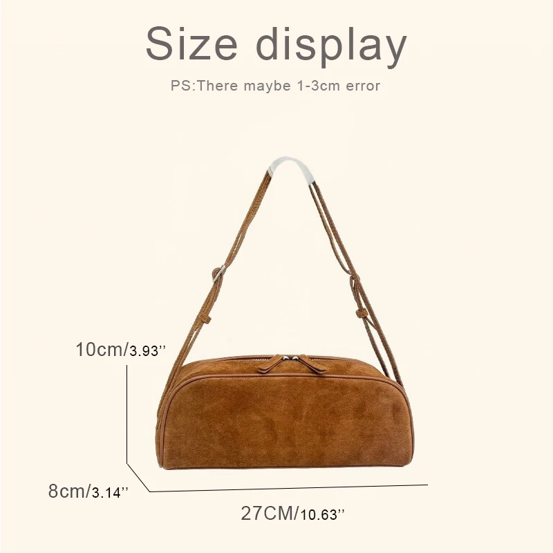 Customize Initials Suede Cowhide Pillow Bags For Women Luxury Designer Handbags And Purses 2026 New In Leather Underarm Shoulder