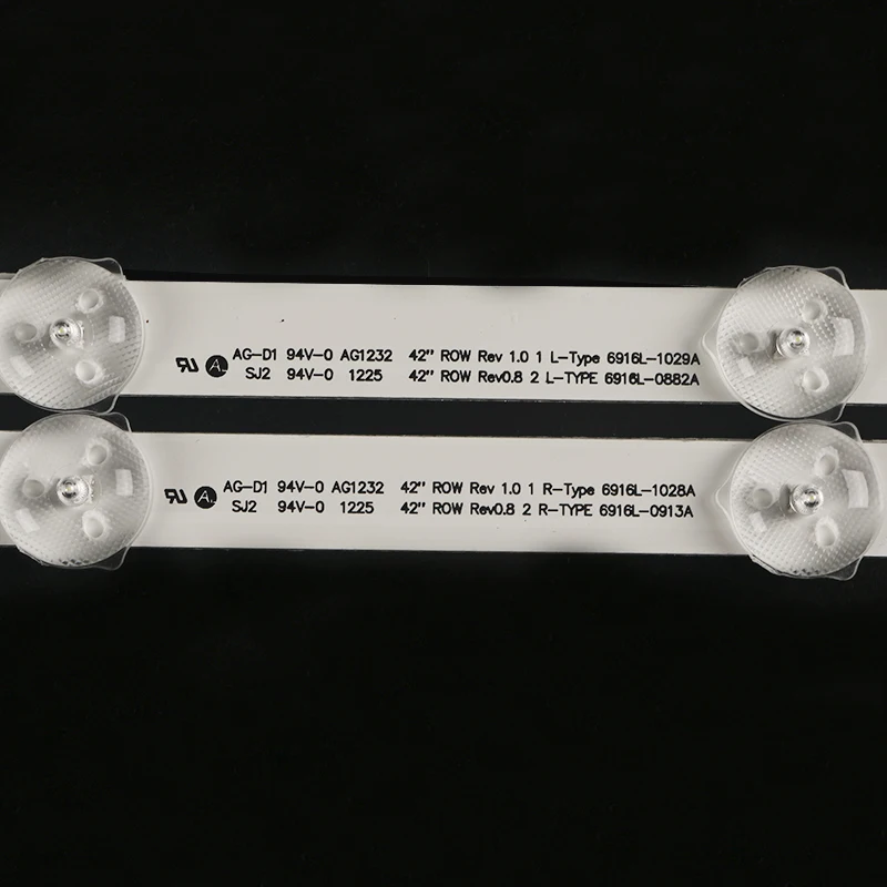 12PCS LED backlight strip TV for LG 6916L-0882A 0913A 6916L-1028A 1029A 42LM340T 42LM3700 42LS3400 42LM3400 LC420DUN SE R2