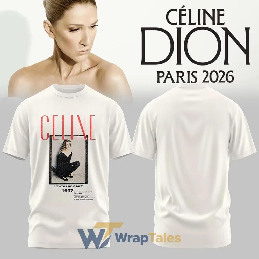 Celine Dion Metal Funny Large Printed Cotton Men's Oversized Vintage T-Shirt Short Sleeve T-Shirts Titanic Movie Hipster Tops