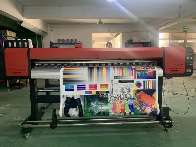 High Quality 1.9m Automatic New Eco Solvent Inkjet Printer for Flex PVC Tarpaulin Printing Machine XP600 Head