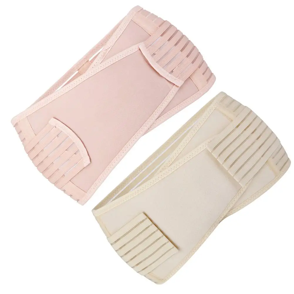 여성을위한 2Pcs 배꼽 임신 산후 골반 지원 보호 엉덩이 슬리밍 중괄호 슬리밍 중괄호 여성 용품