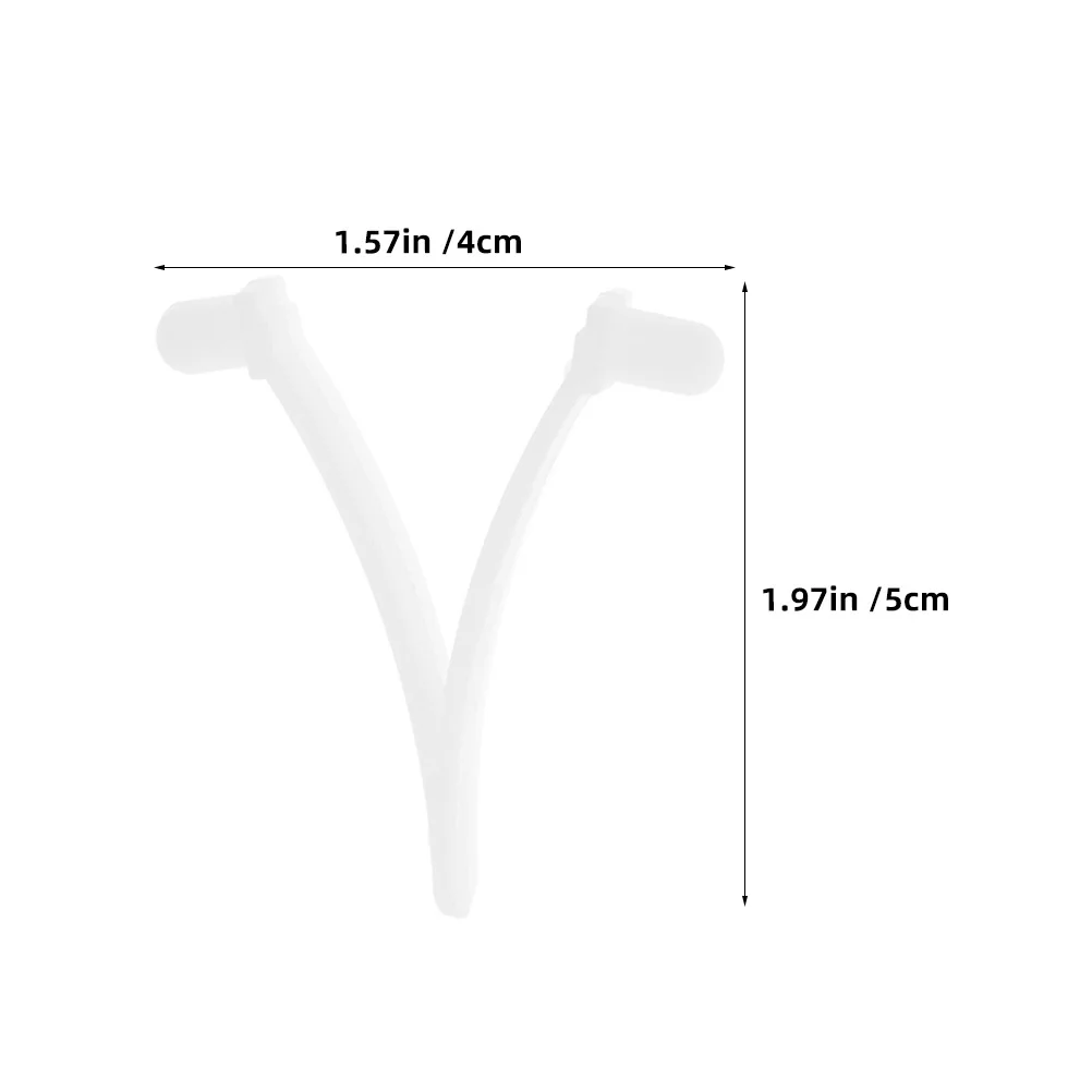 20 Stück Pool-V-Clips, langlebige Kunststoff-Skimmer-Netz-Aufsätze, Schwimmbad-Stangenverbinder, einfache, langlebige Nutzung