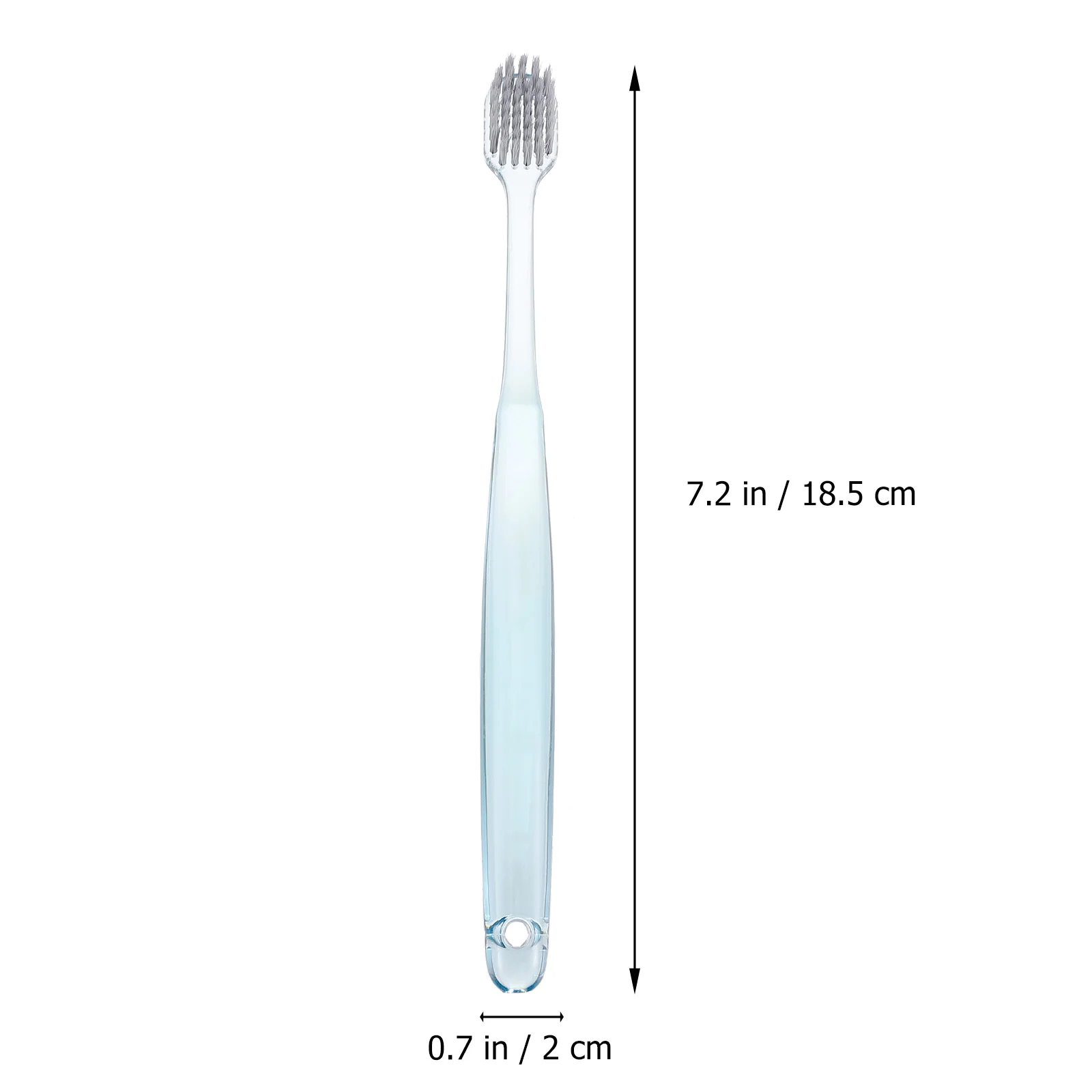 

6pcs Silver Ion Toothbrush Ergonomic Deep Cleaning Bristles Brush Teeth Crystals Oral Care Travel Adult Gift