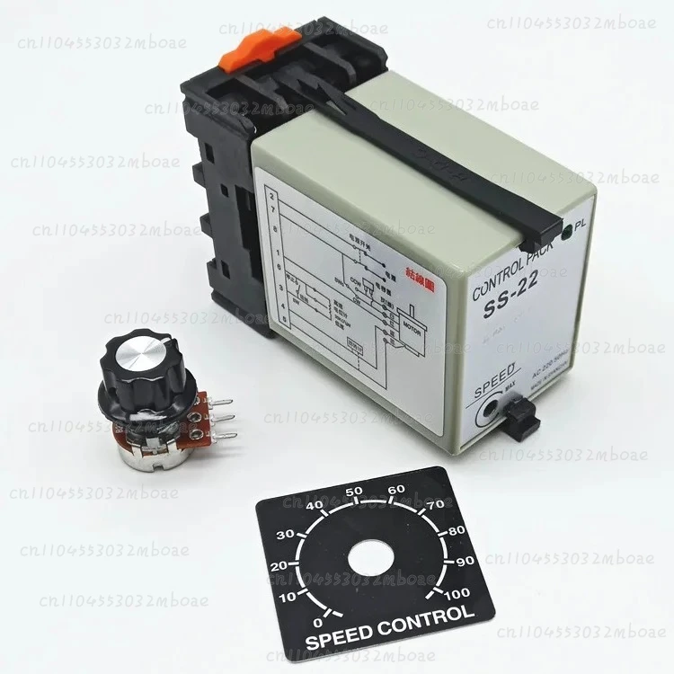 SS-22 Independent Single-phase AC Motor Speed Controller - SS-22 Motor Controller 6W - 250W Split-type Switch 220V