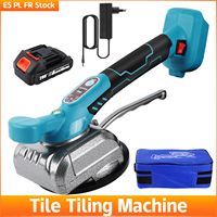5 Speed Tile Tiling Machine with 1 Battery Tile Laying Machine Tile Vibration Leveling Machine Cordless Tile Installation Tools