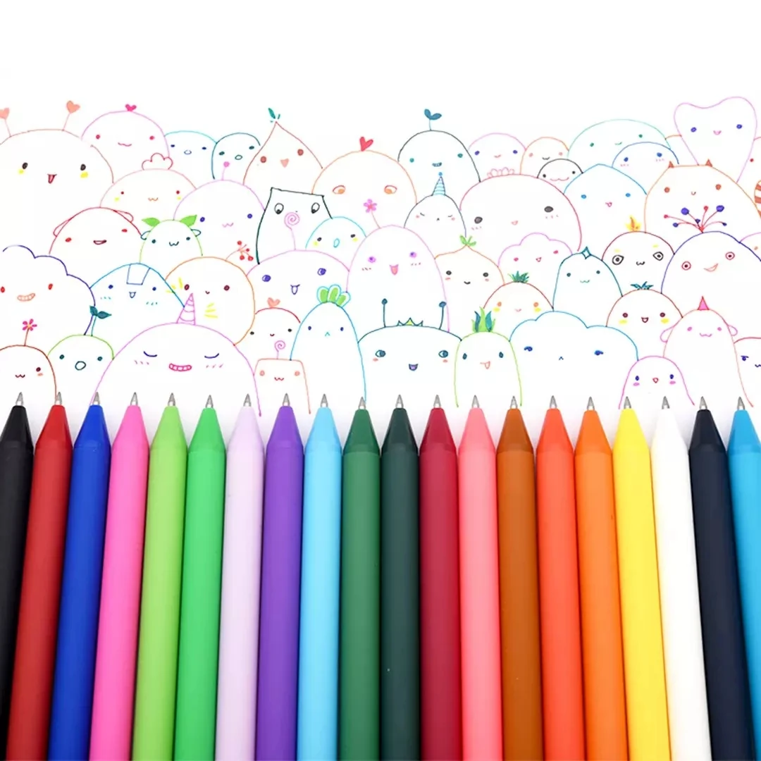 Kleurrijke studenten KACO tekenpen 10 kleuren 0,5 mm vulling ABS plastic schrijflengte 400 m van Xiaomi Youpin ecologische kettingpen