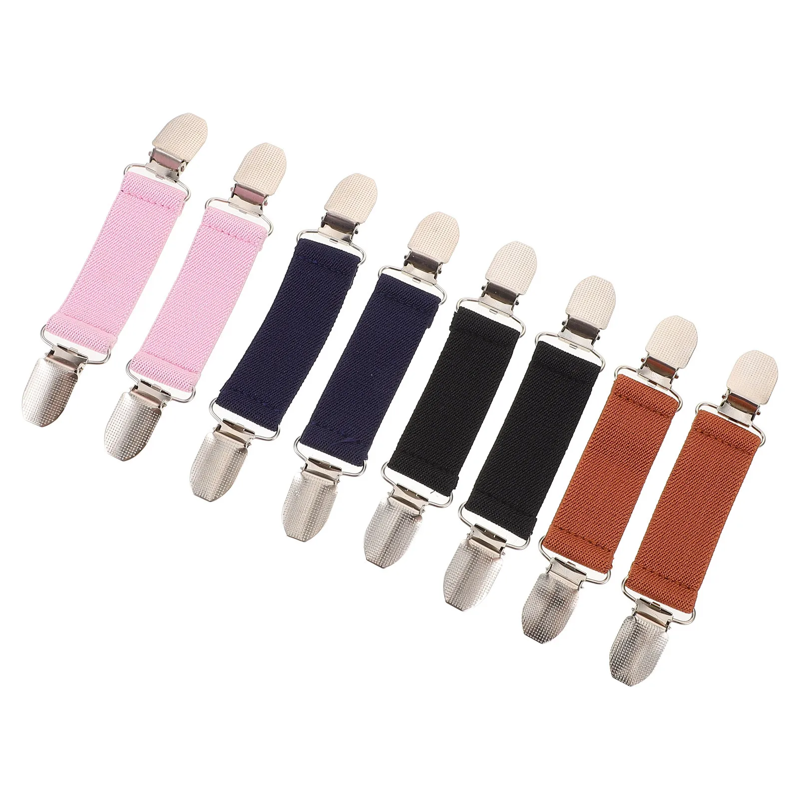 8 قطعة قفاز الأطفال المضادة للانزلاق مقاطع معدنية مطاطا القفاز المشابك للأطفال قفازات القبعات بالأزرار البلوزات حامل متعدد الوظائف #2