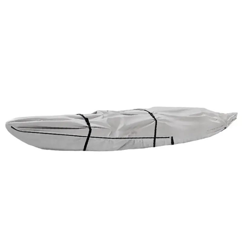 Kayak Dust Cover Canoe Storage Kayak Cover Protective Tear-Resistant Oxford Cloth Kayak Protector Heavy Duty With Zippers For