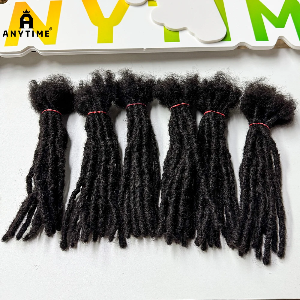 

Dreadlock Extensions Human Hair For Men/Women Crochet Braids Organic hair Dread Loc Extensions 0.8 cm Locks Crochet Hair