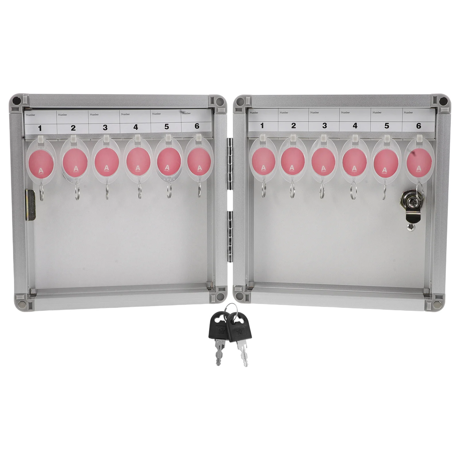 Wall Mounted Key Lock Box Heavy Duty Metal Key Cabinet Antitheft Organizer Ideal for Hotels Warehouses Offices Secure Storage