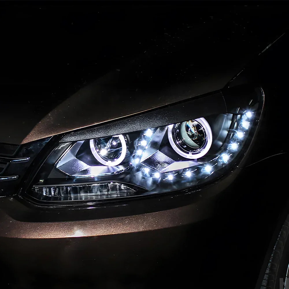 Upgraded High Configure Car Front Lamps Assembly for VW Touran 2011-2015 LED Auto Headlights Projector Lens Accessories