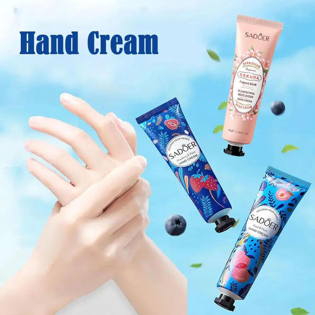 Crema per le mani profumi idratanti essenza vegetale naturale crema per le mani lozione 30ml cura idratante per le mani D0Z9