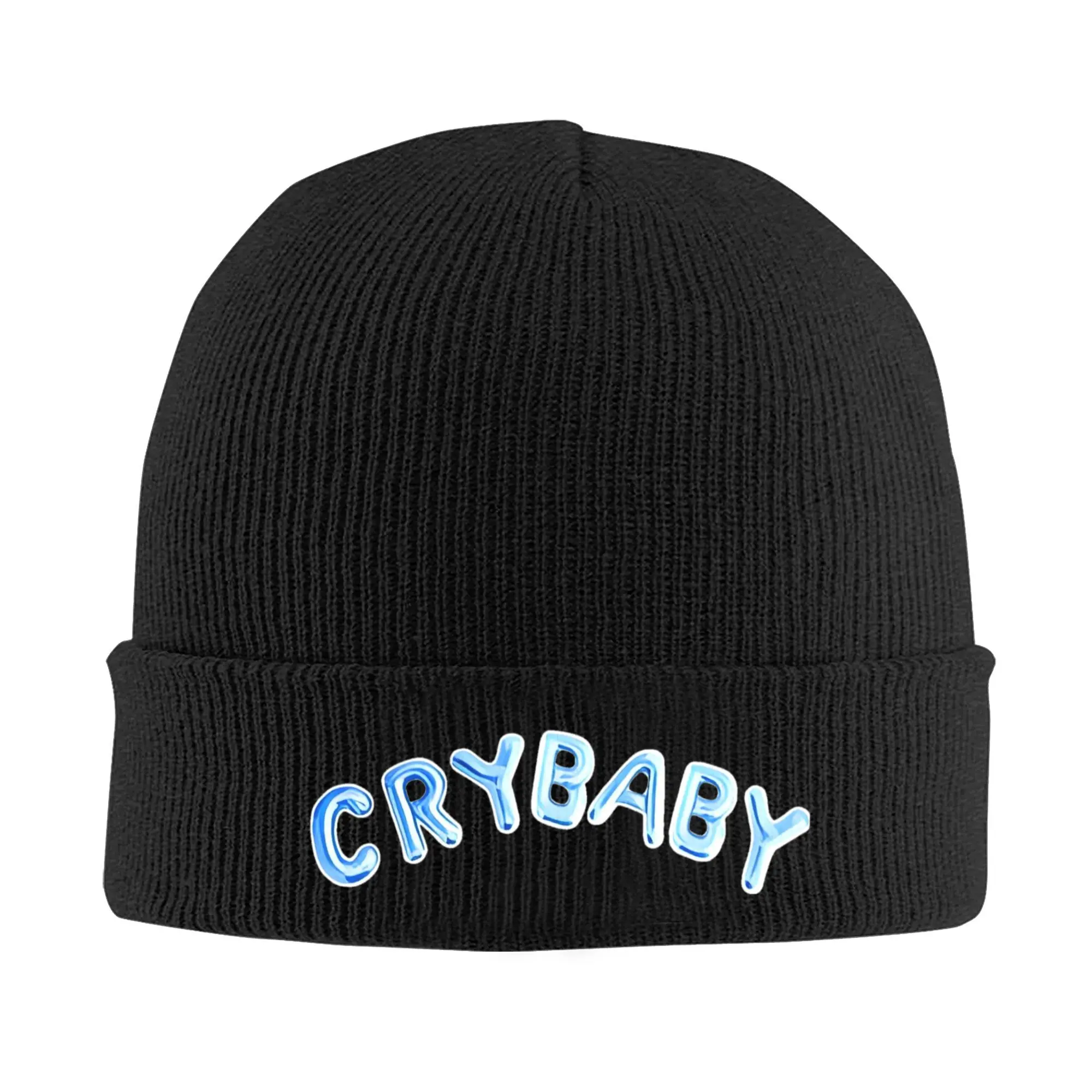 Blue Crybaby Melanie Martinez Knitted Hat Beanie Autumn Winter Hats Warm Acrylic  Casual  Cap for Men Women Gift