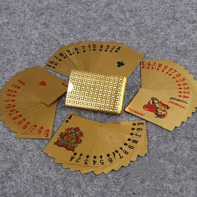 

Multiple styles Color Playing Card Game Card Group Waterproof Poker Suit Magic Dmagic Package Board Game Gift Collection ﻿