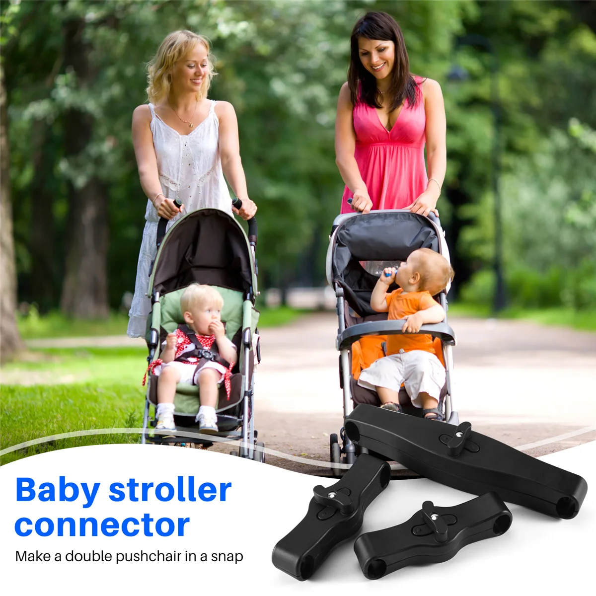 AA84 3Pcs Coupler Bush insert into the strollers for baby yoya stroller connector adapter make YOYO into pram twins