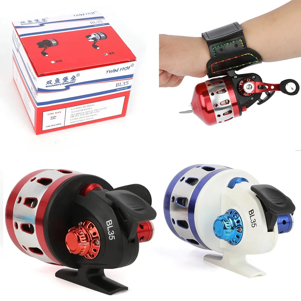 

Archery Stainless Steel Bowfishing Reel 3.6:1 Gear Ratio RH/LH Bow Hunting Shooting for Outdoors Compound Bows Accessories