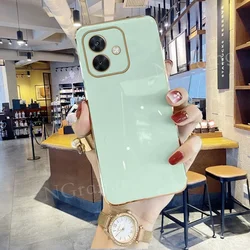 6D Plaiting Soft TPU Phone Case For OPPO A40 A40M Plating Soft Silicone Full Shockproof Back Cove For OPPO A3X A3 Pro A80 K12X