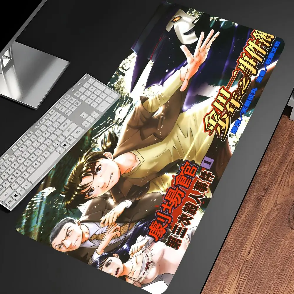 the kindaichi case files Mouse Pad Anime game mause pads cs lol XXL Home HD Computer Desk Mats Carpet Gamer Office Laptop Boys G