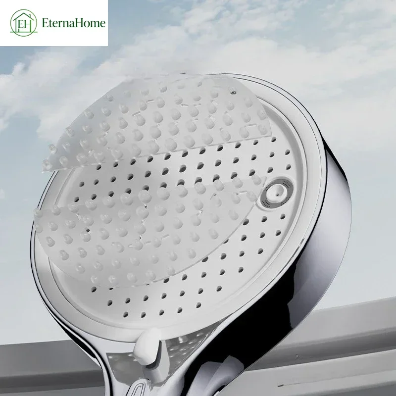 pommeau-de-douche-a-jet-puissant-et-a-debit-d’eau-important-pommeau-de-douche-pour-salle-de-bain-pommeau-de-douche-a-main-en-abs-argente-et-gris
