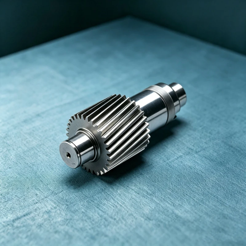 Custom CNC Machining Parts, Silent Bronze Helical Pinion Gear, OEM Composite Machined Mechanical Drive Components