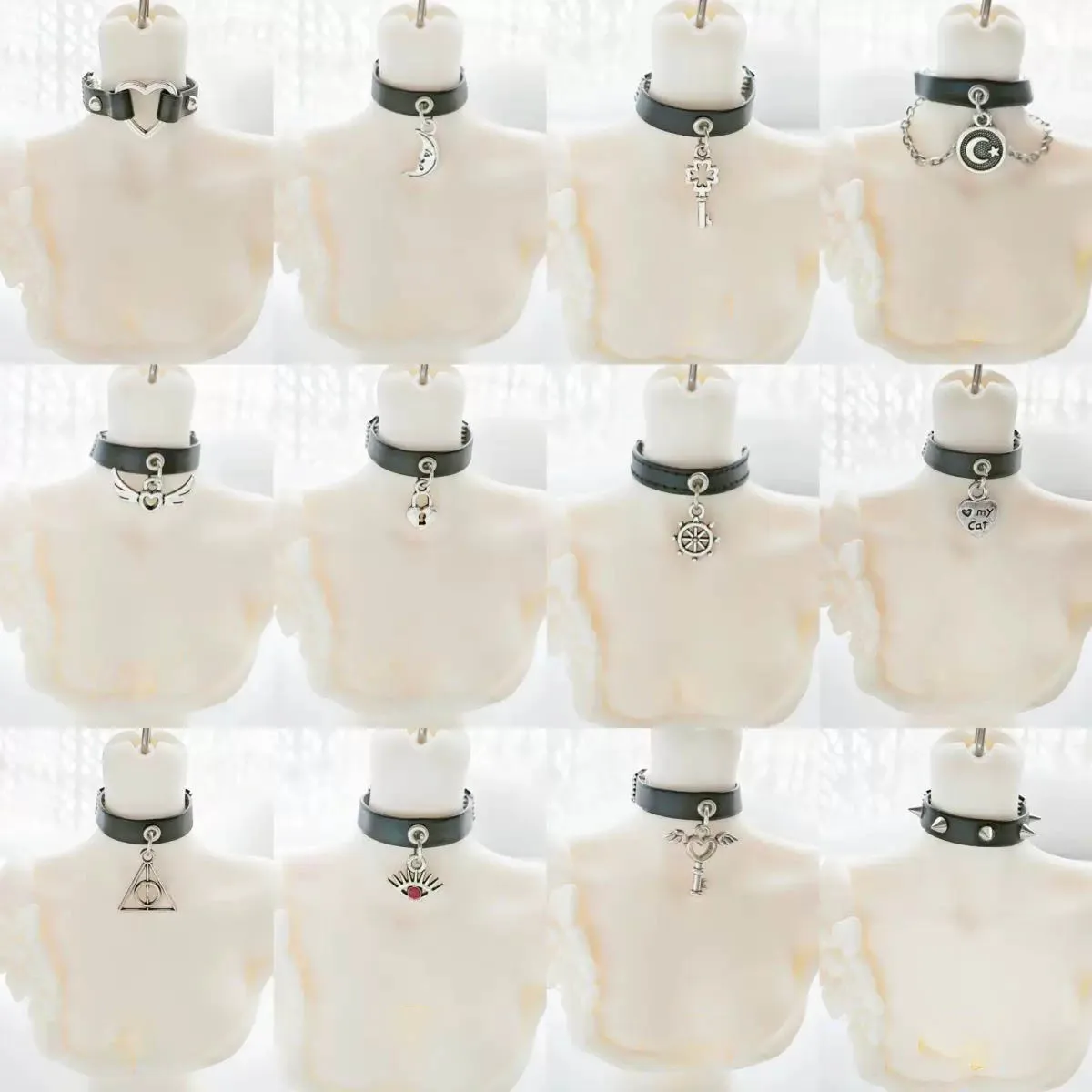 1/6 supermodelo boneca jóias acessórios design original moda especiarias meninas anjo estrela lua colar 30cm boneca diariamente vestir-se