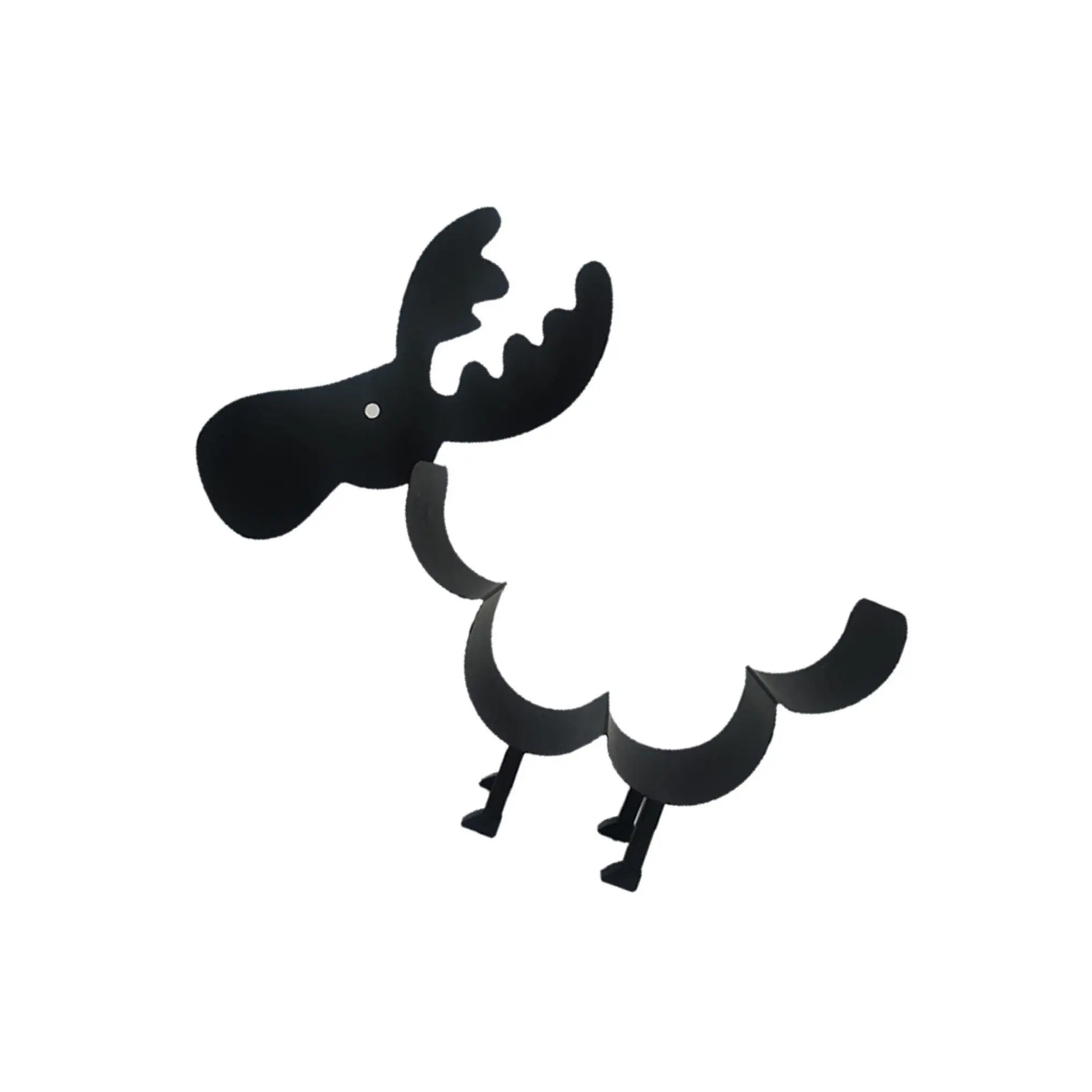 

Iron Toilet Roll Paper Tissue Holder Countertop Stand for Bathroom Elk