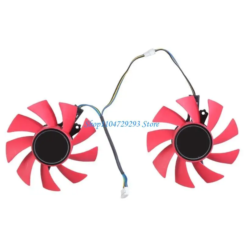 

Y2GD Quiet 4Pin Graphics Card Fan for RTX2060 GTX1660 1660Ti Graphics Card Radiator