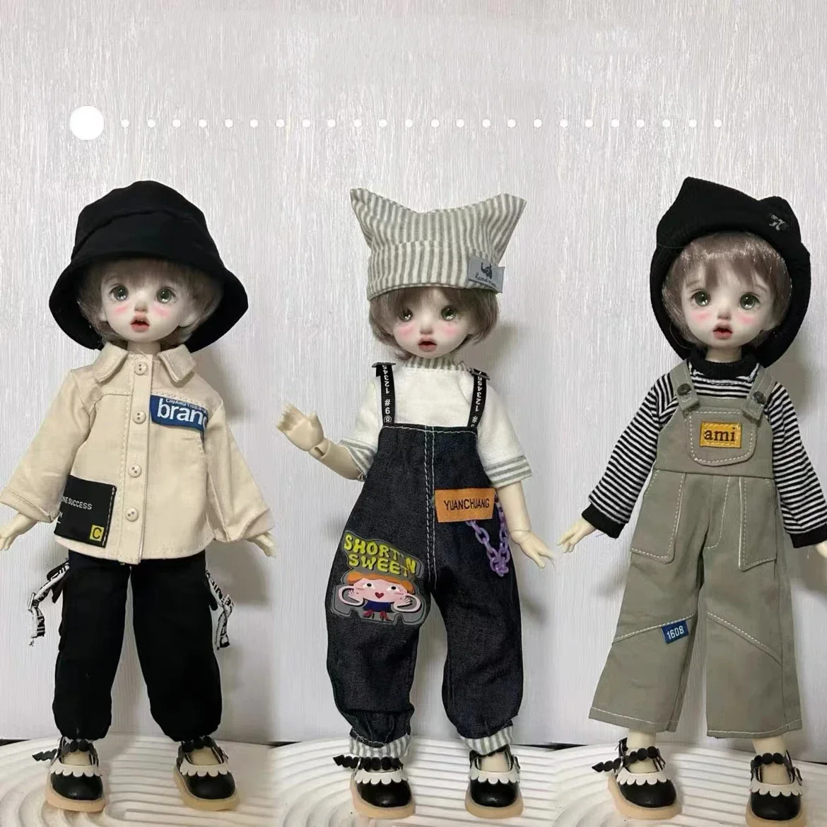 Fashion Casual 30cm Doll Clothes 1/6 BJD Doll Replacement Outfit Set Girl Toy Gift Doll Accessories Festival Gifts