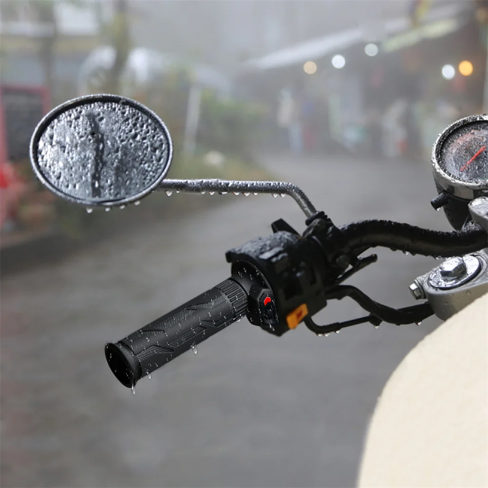 

Motorcycle 12v Electric Heating Handlebar Modified Intelligent Five-Speed Temperature Control Handlebar Cover Riding Accessories