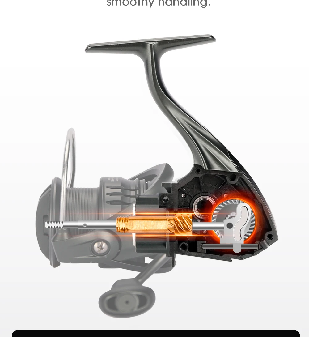 TSURINOYA Ultraleichte 155g Köder Finesse Carbon Spinning Angelrolle FRERE C2000S 2500S 3000M Flache Spule Bass Fishing Rad – Detail 14