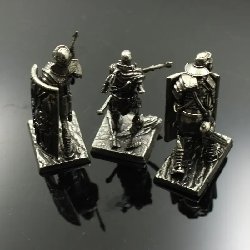 Desktop Metal Copper Ornaments Figure Roman Legion Shield Soldier Model Archer Medieval Military Toys - Image 4