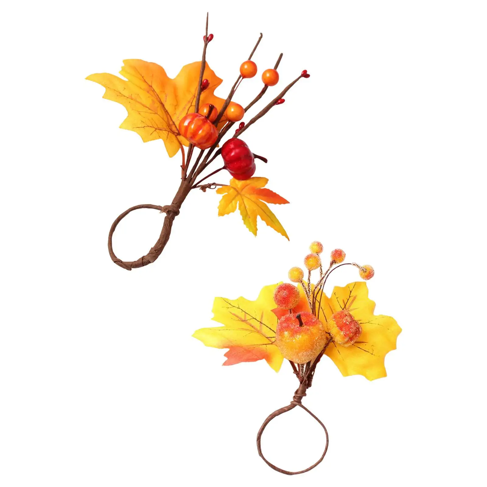 

Thanksgiving Serviette Buckle Festival Cafe Ornaments Halloween Napkin Rings