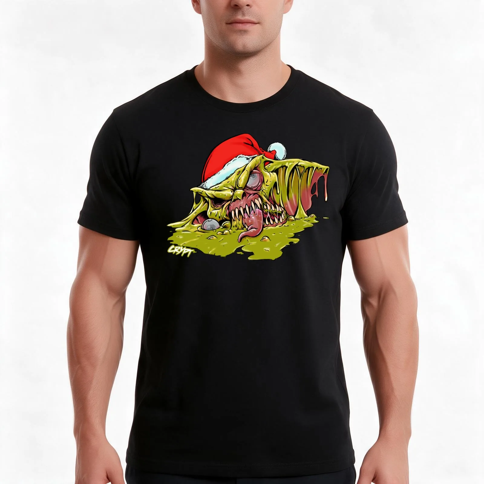 Melted Gremlin! T-Shirt, Summer Casual Cotton Tee, Oversized Streetwear Tops, Vintage Graphic Print, Loose Fit Short Sleeve