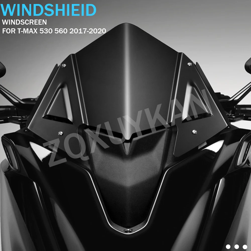 

For Yamaha T-MAX 530 560 TMAX T MAX 2017-2020 2019 Motorcycle Windshield Windscreen Cover Aluminum Alloy Wind Shield Deflectore